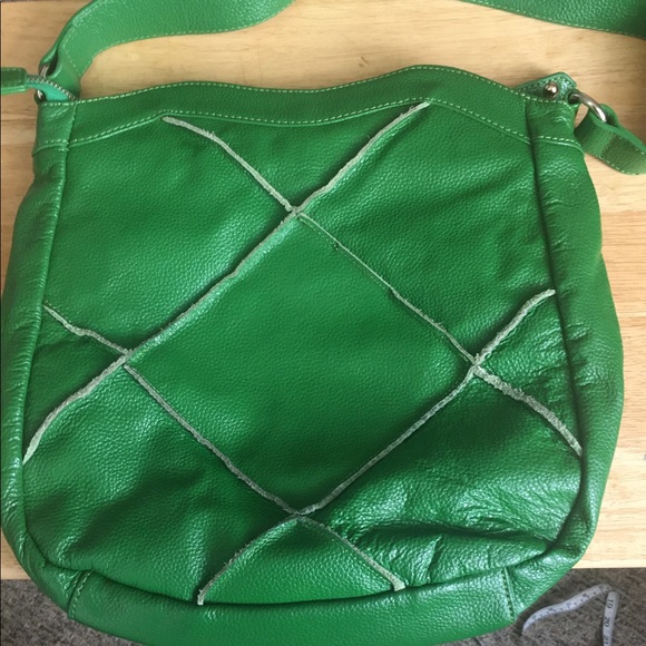 Nyla Noor Handbag Leather Forest Green - Picture 2 of 10